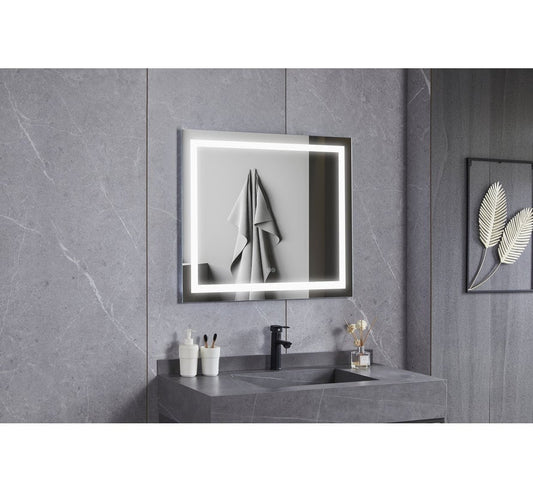 Miroir 70x50 cm sans cadre LED