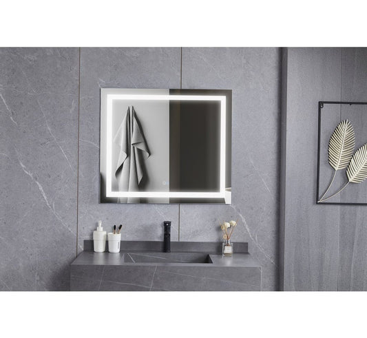 Miroir 70x50 cm sans cadre LED