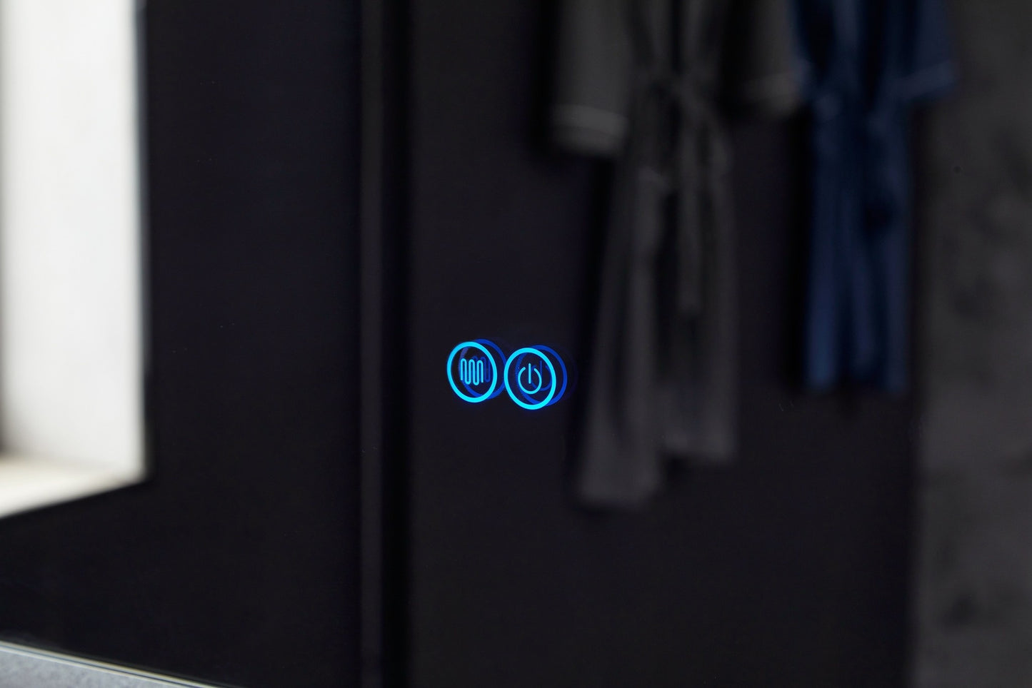 Miroir sans cadre avec LED, anti-buée 60 x 60 cm