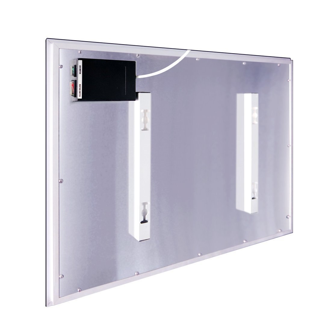 Miroir chauffant infrarouge avec éclairage LED 60 x 80 cm 450Watt