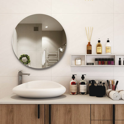 QH Miroir chauffant infrarouge rond 85cm 320Watt