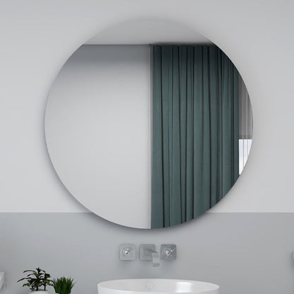 QH Miroir chauffant infrarouge rond 85cm 320Watt