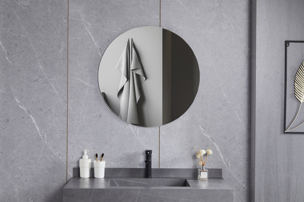 Miroir rond 100 cm sans cadre