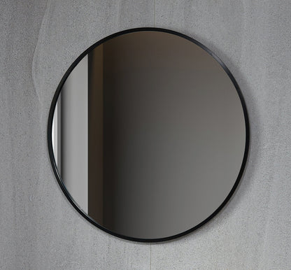 100cm round mirror with black frame - Bella Mirror