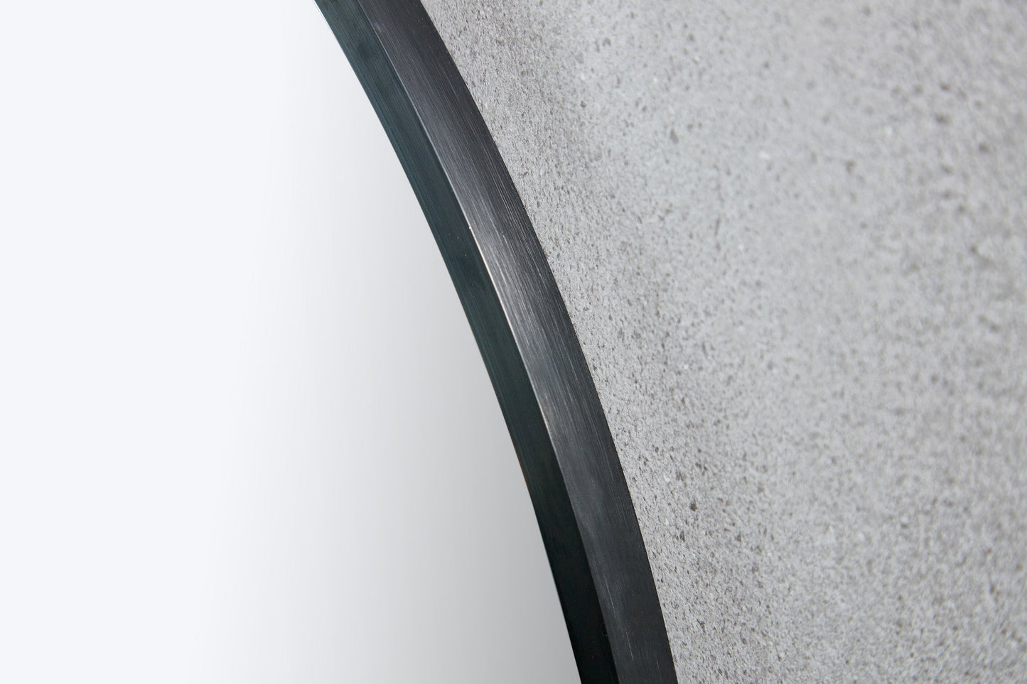 60cm round mirror with black frame - Bella Mirror