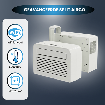 5000 BTU Split Caravan Air Conditioner with Wifi and Quality Cooling