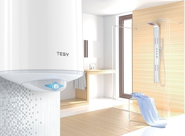 Tesy - 120-litre dual electric boiler with anti-scald protection