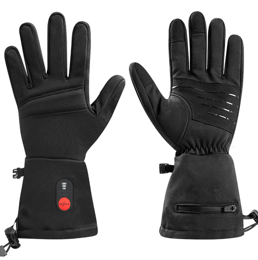 Electric heated cycling gloves - 3 heat levels