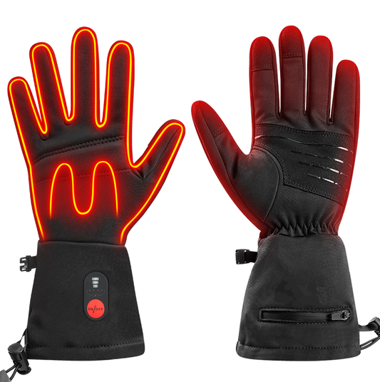 Electric heated cycling gloves - 3 heat levels