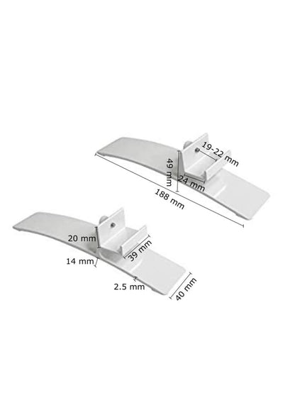 Repose-pieds pour panneaux infrarouges universel