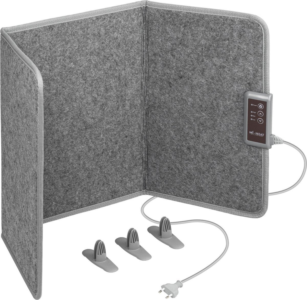 Panneau infrarouge mobile pliable avec 3 niveaux de chaleur - 165W