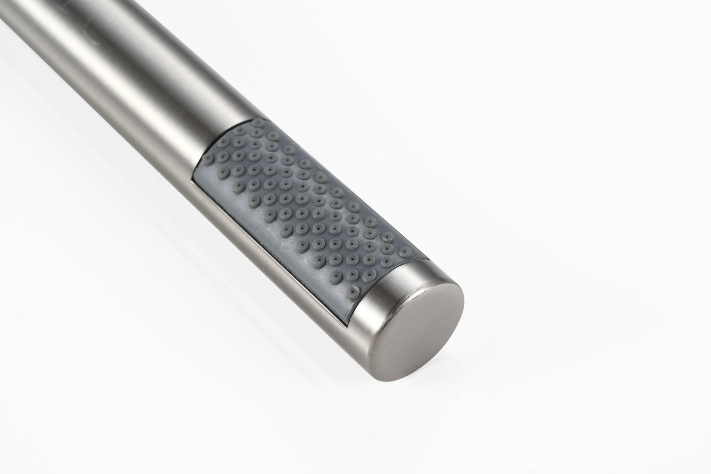 Mélangeur bain sur pied - avec douchette - brossé