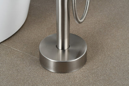 Mélangeur bain sur pied - avec douchette -chrome