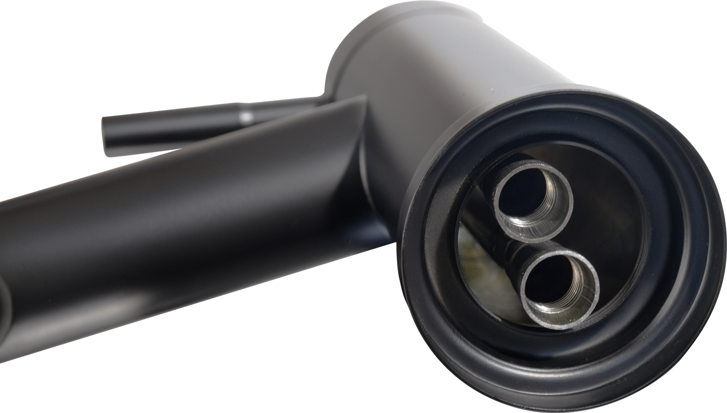 Robinet de lavabo noir mat