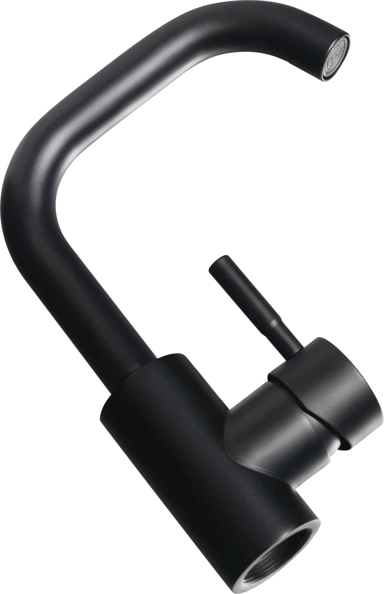 Robinet de lavabo avec bec pivotant à 180 degrés