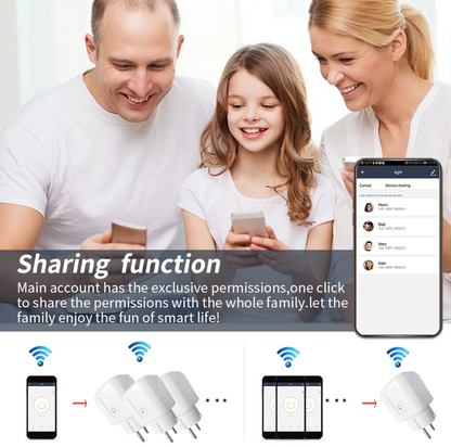 Compteur de consommation de prises intelligentes Wifi avec fonction de temporisation
